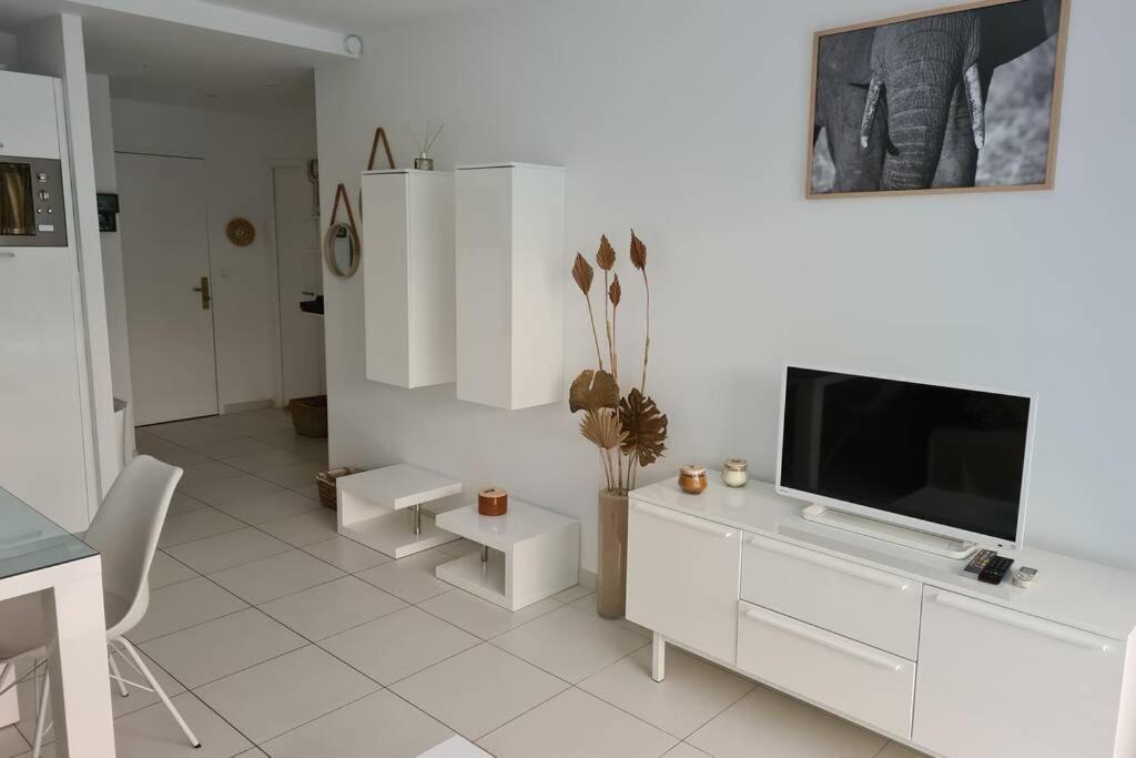 Le Lodge, T2 Classe 3 Etoiles Avec Jardin, Parking, Piscine & Mer A 2 Pas Menton Exterior foto